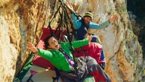Wandkamera, Kletterer, Werbefilm Produktion, Filmproduktion, Kroatien, Portaledge, Mountain Lodge Istria, Atelier icarus